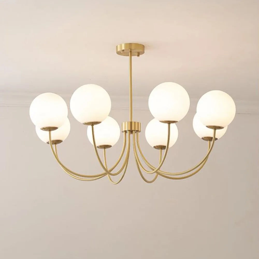 Valentina Modern Ball Bubble Glass Chandelier - Letslighting