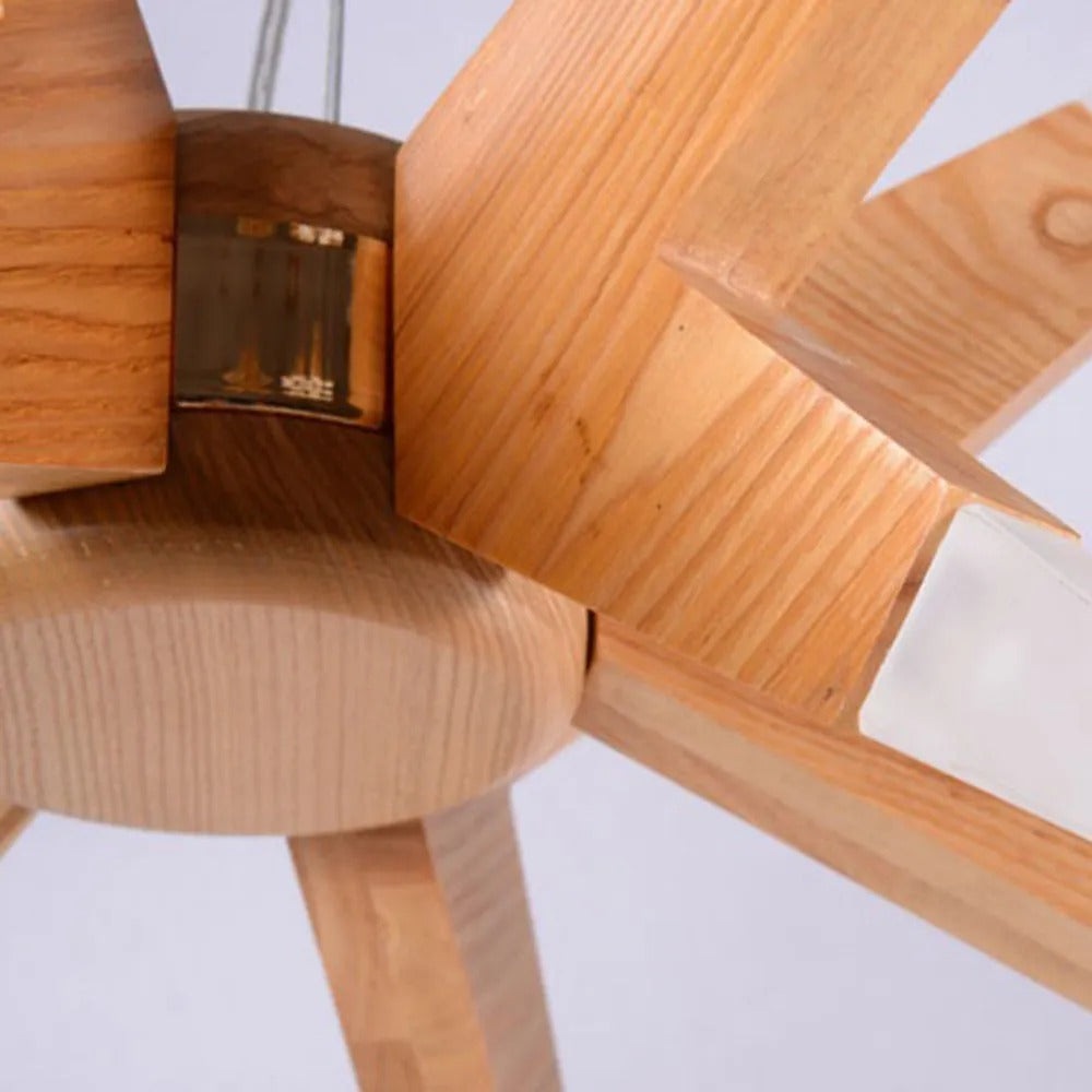 Muto Handmade Natural Branch Wood Pendant Light Living Room