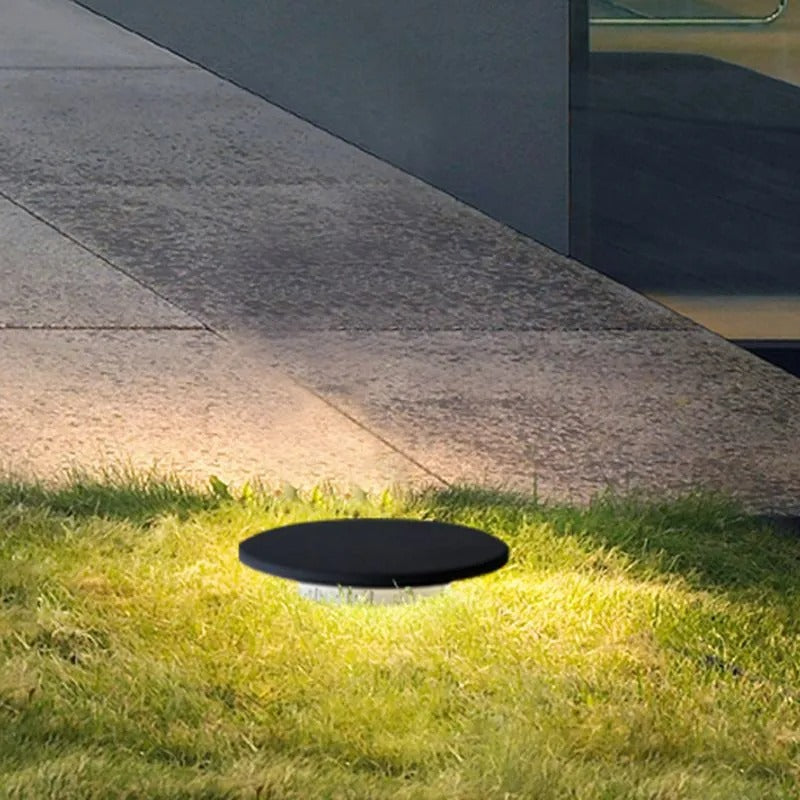 Ray Modern Round Solar Outdoor Light