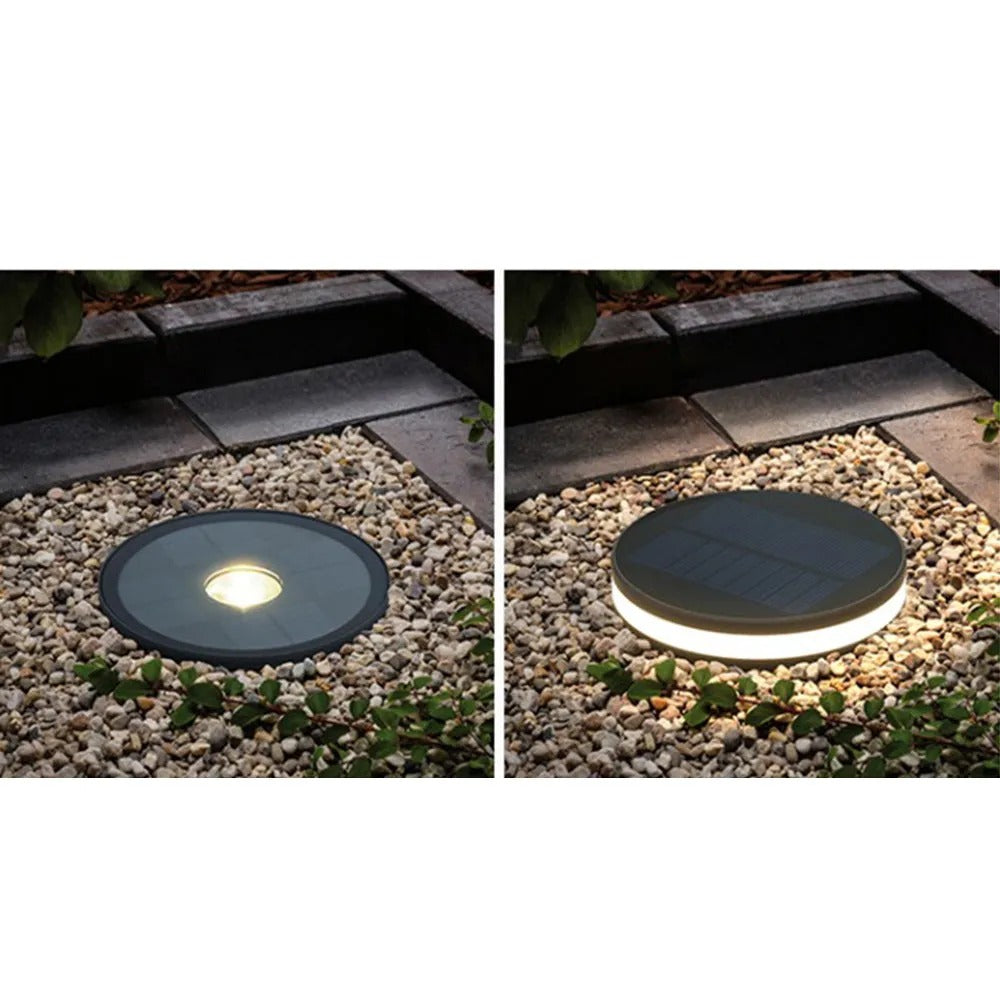 Ray Modern Metal Discoid Outdoor Deck Step Light
