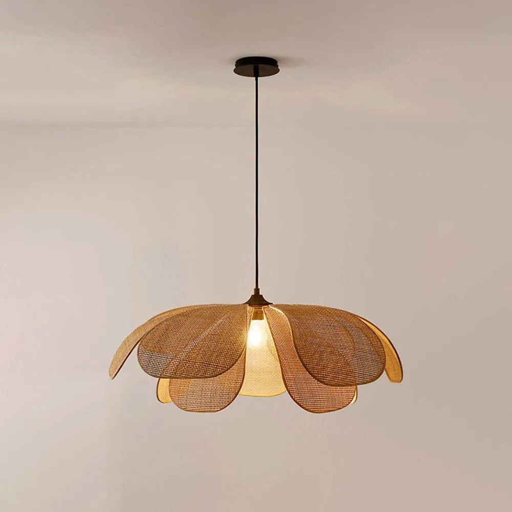 Ritta Handmade Pendant Light, Rattan/Willow Weave - Letslighting