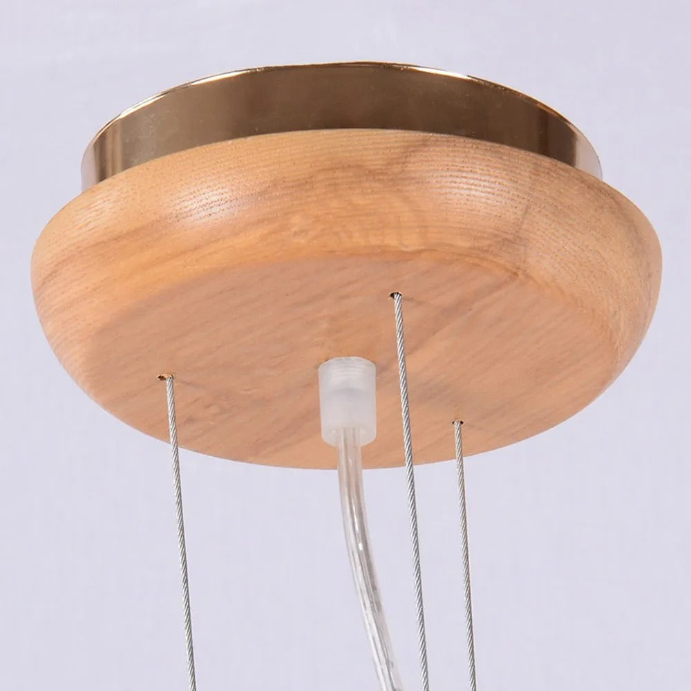 Muto Handmade Natural Branch Wood Pendant Light Living Room