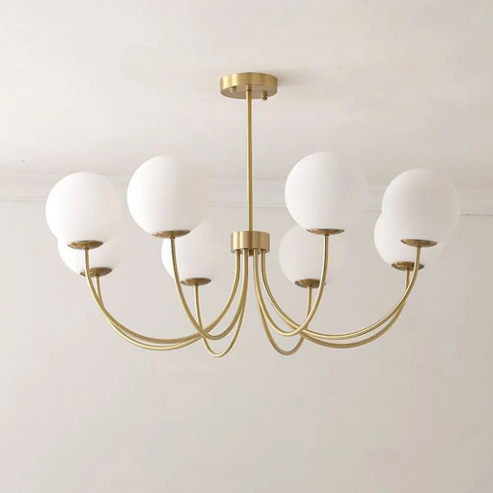 Valentina Modern Ball Bubble Glass Chandelier - Letslighting