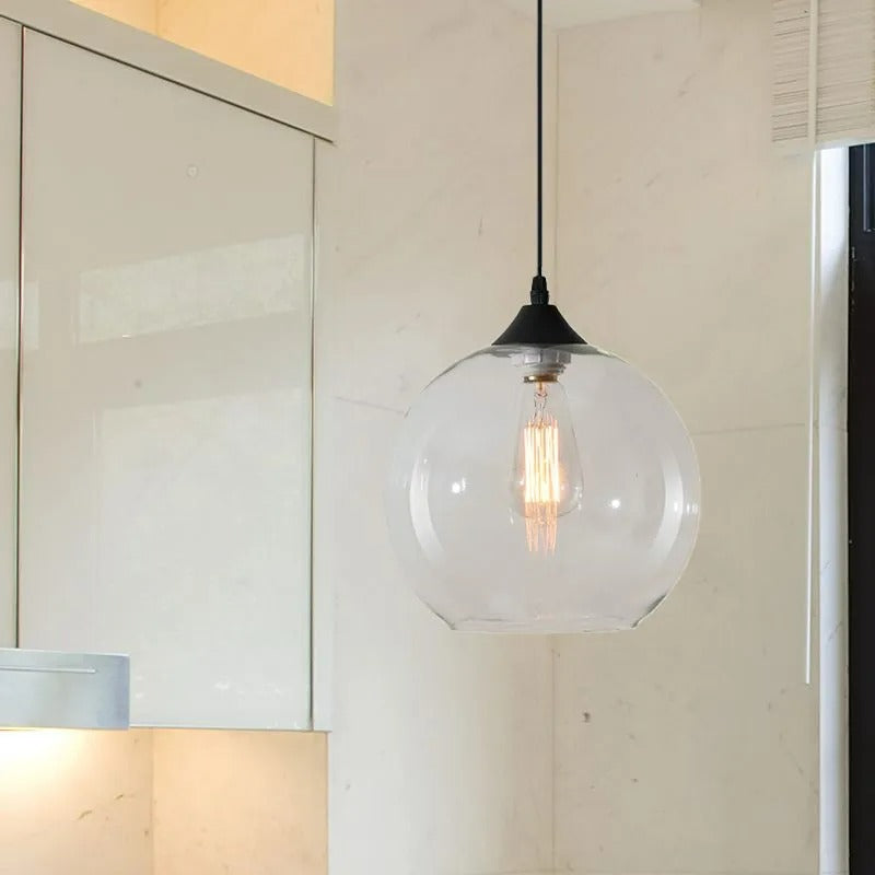 Valentina Modern Glass Globe Colorful Pendant Light - Letslighting