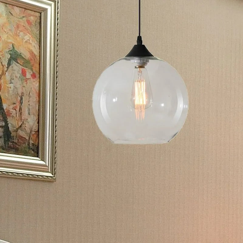 Valentina Modern Glass Globe Colorful Pendant Light - Letslighting