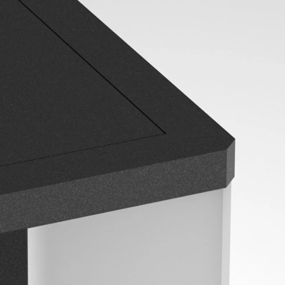 Aria Modern Square Metal Outdoor Light Post