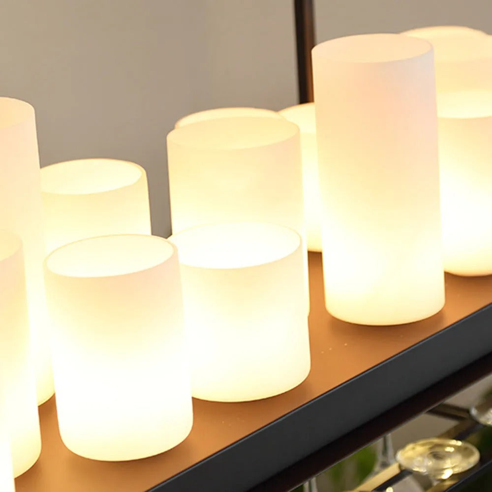 Epoch Candle Pendant Lighting for Kitchen Island Wine Glass Holder