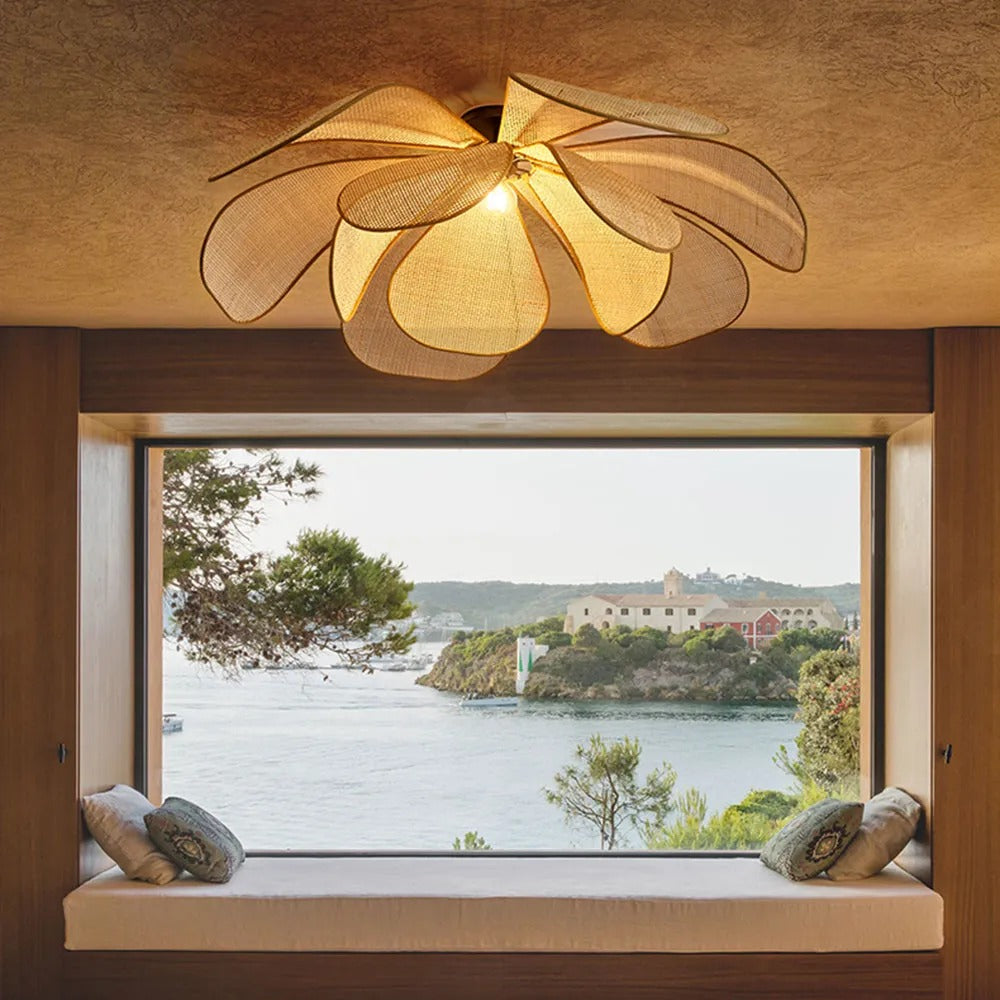 Ritta Handmade Pendant Light, Rattan/Willow Weave - Letslighting