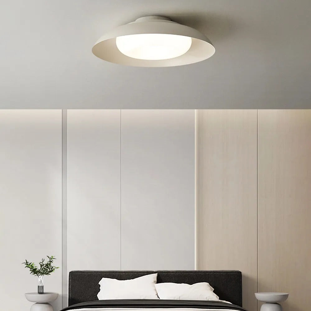 Arisha Nordic Bowl Acrylic Flush Mount Ceiling Light - Letslighting