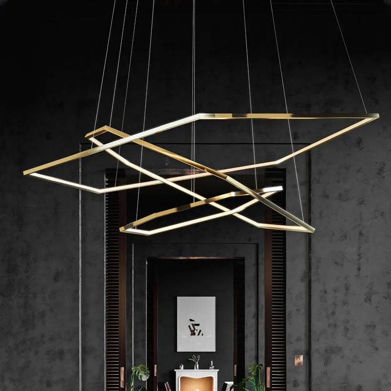 Arisha Minimalist Geomatic Pendant Light DIY - Letslighting