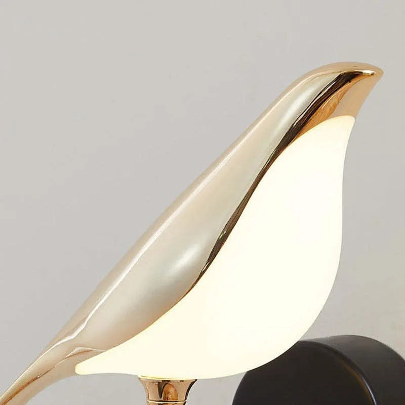 Arisha Minimalist Magpie Bird Wall Lamp Bedroom - Letslighting