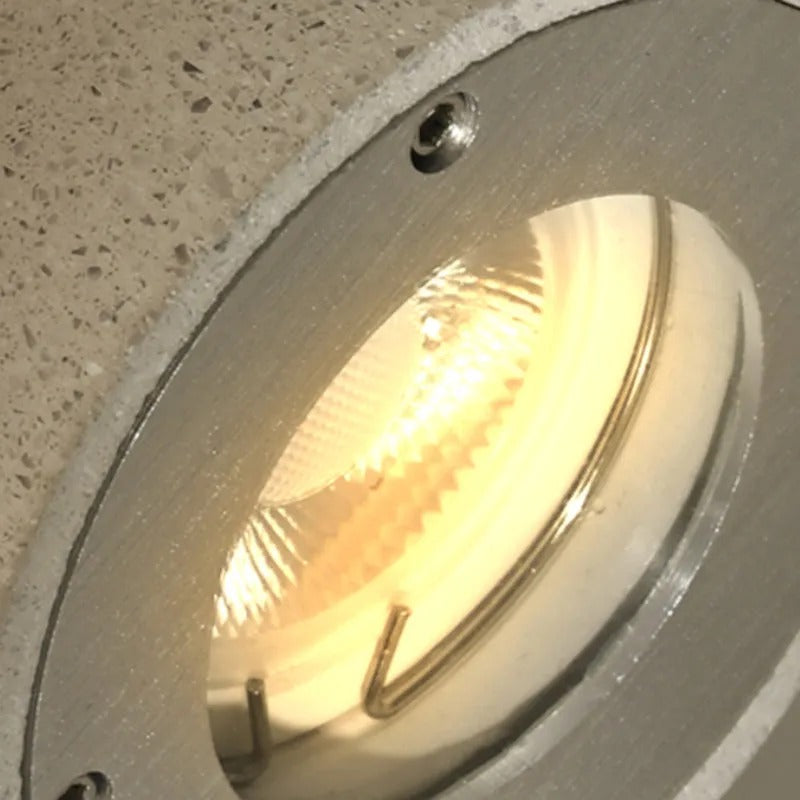 Ray Minimalist Cylindrical LED Outdoor Wall Lamp Cement Garden Corridor