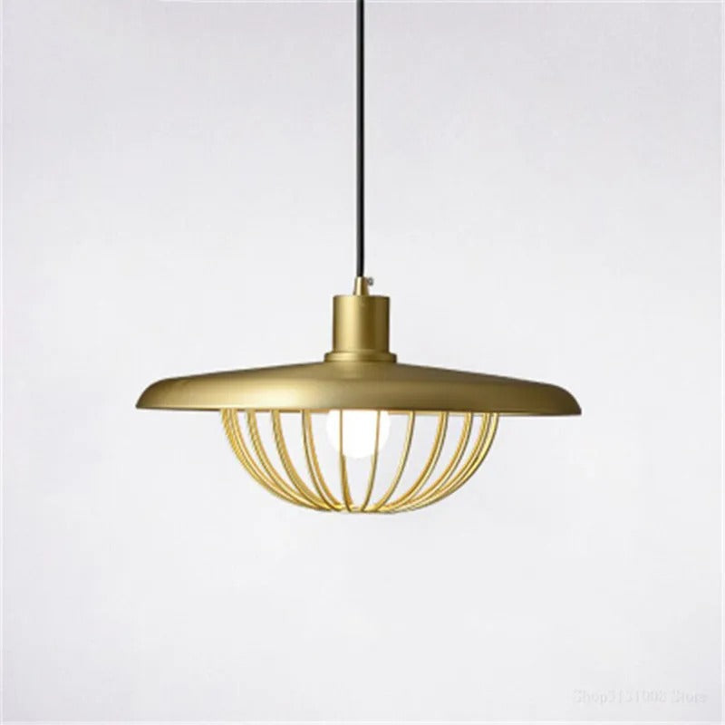 Arisha Modern Nordic Sutle Metal Pendant Light Wood