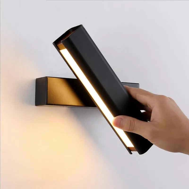 Arisha Modern Rectangles Metal Rotatable Wall Lamp