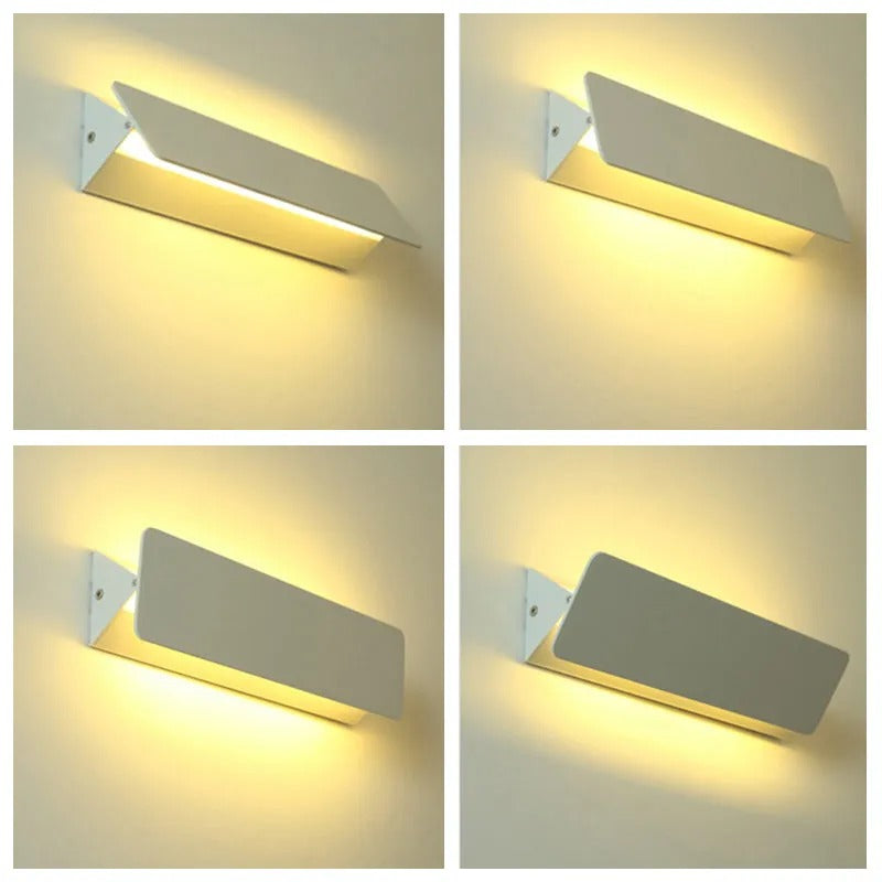 Ray Modern Design Cone LED Indoor Wall Lamp Metal Acrylic Bedroom Living Room Dining Room