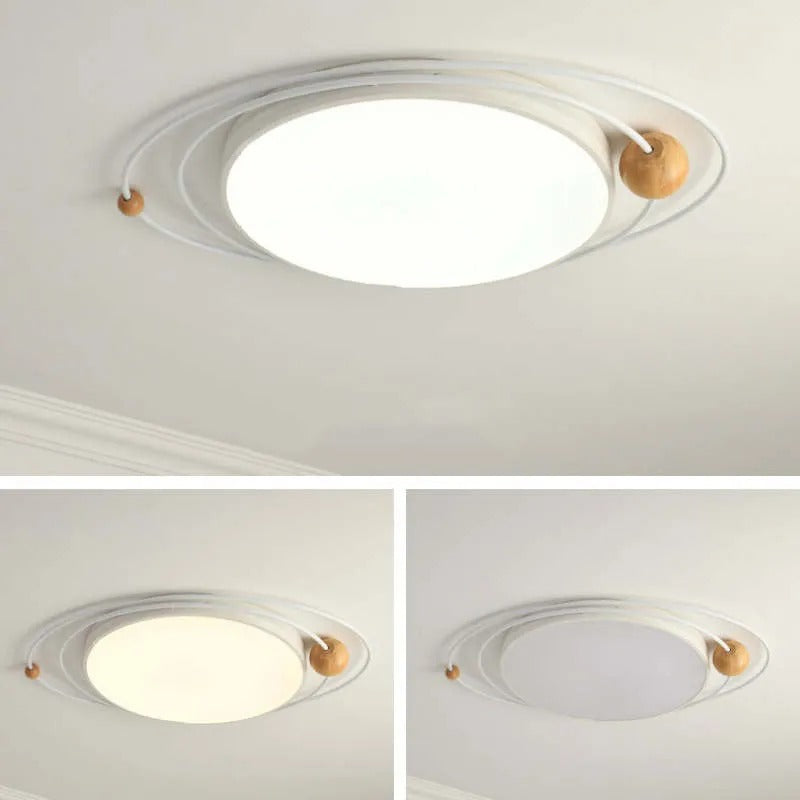 Arisha Modern Ceiling Light LED Wood Living Room - Letslighting