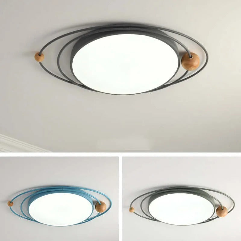 Arisha Modern Ceiling Light LED Wood Living Room - Letslighting
