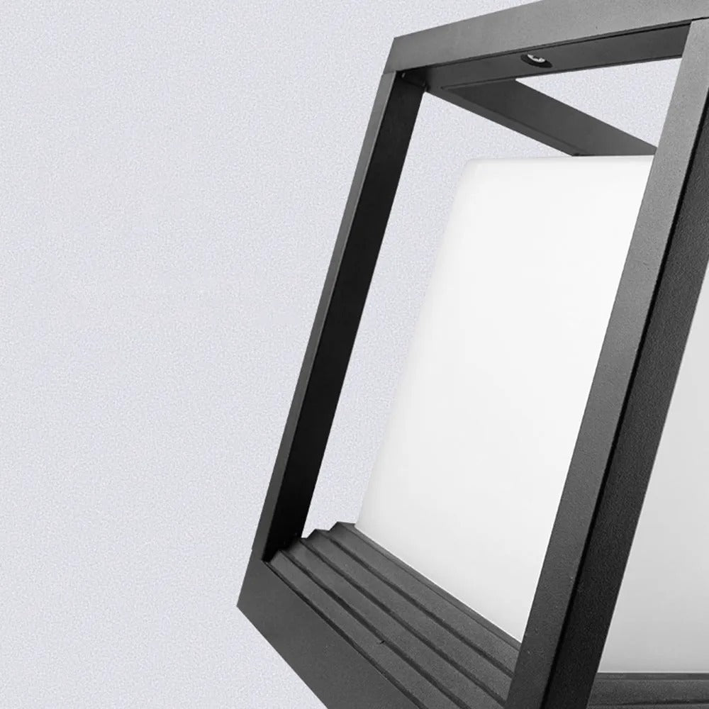 Ray Modern Rectangular Metal Outdoor Lamps