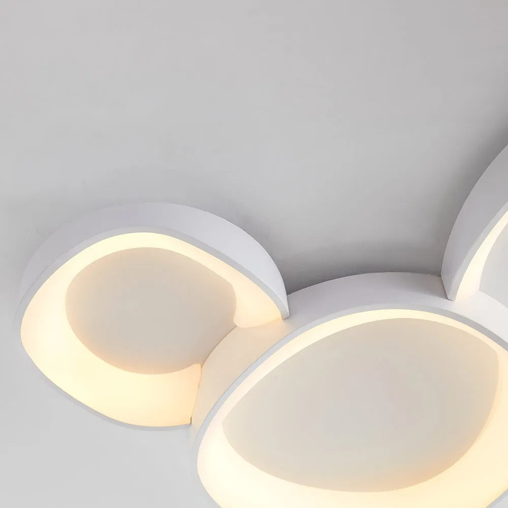 Arisha Modern Wave Flush Mount Ceiling Light Living Room