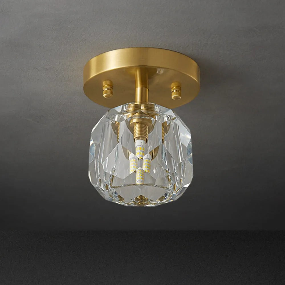 Kristy Luxury Diamond Acrylic Flush Mount Ceiling Light - Letslighting