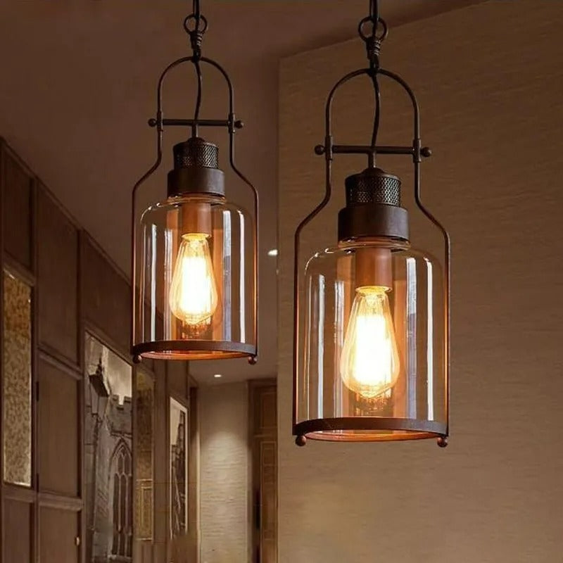 Epoch Vintage Industrial Pendant Light Rust - Letslighting