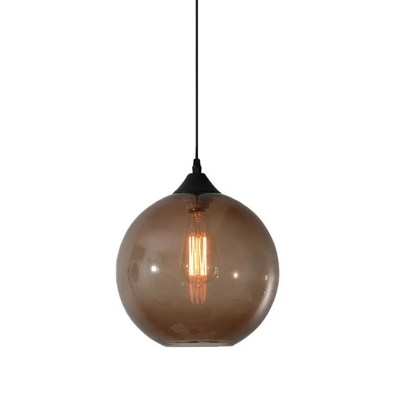 Valentina Modern Glass Globe Colorful Pendant Light - Letslighting