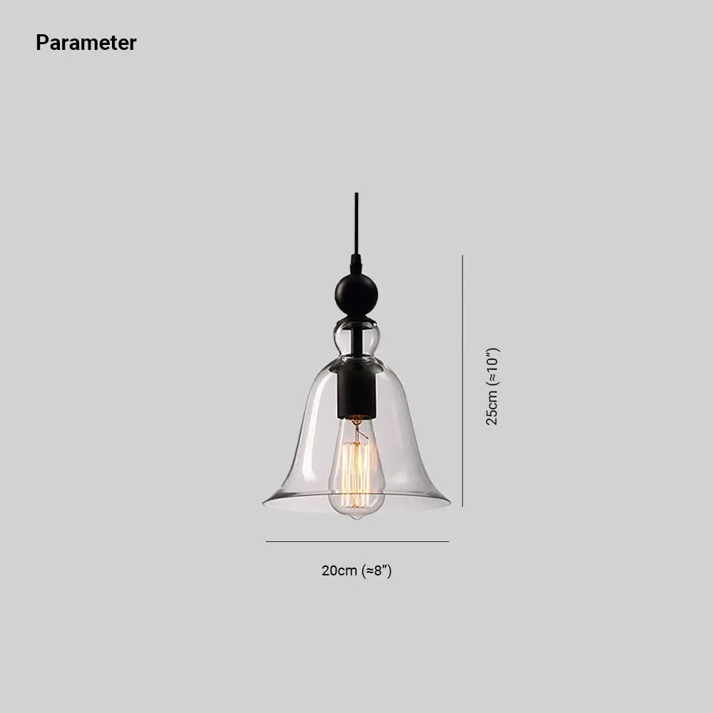 Arisha Vintage Industrial Bell Pendant Light - Letslighting