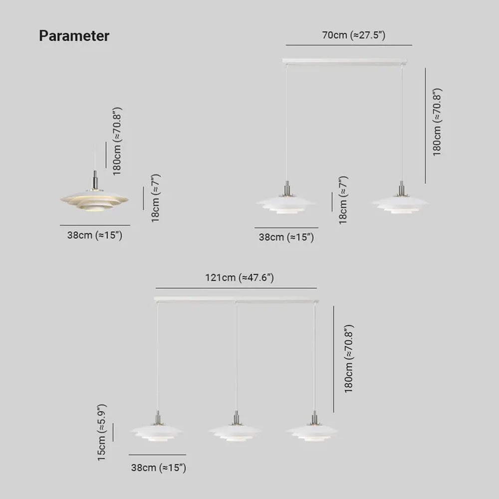 Arisha Cluster Nordic Pendant Light Living Room Kitchen