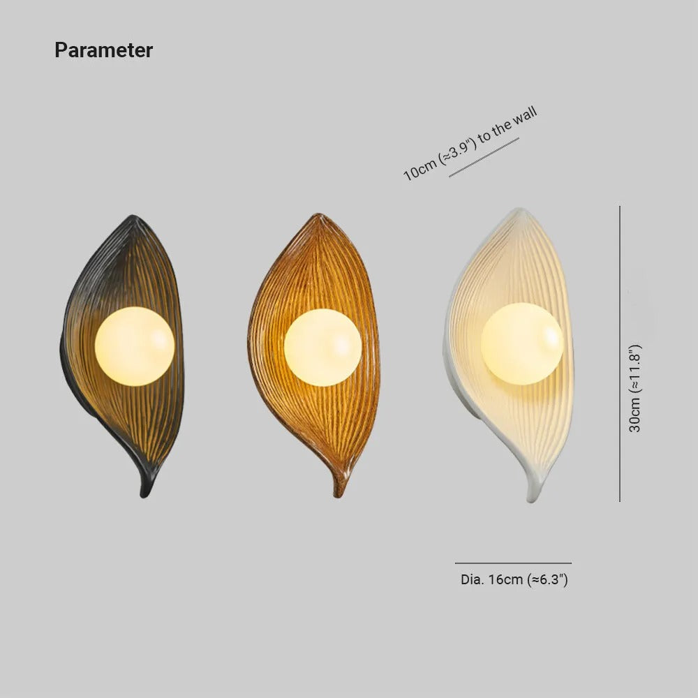 Aria Modern LED Wall Lamp Wood Acrylic Living Room - Letslighting
