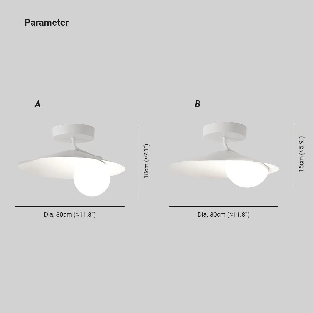 Arisha Nordic LED Flush Mount Ceiling Light Dining Room - Letslighting
