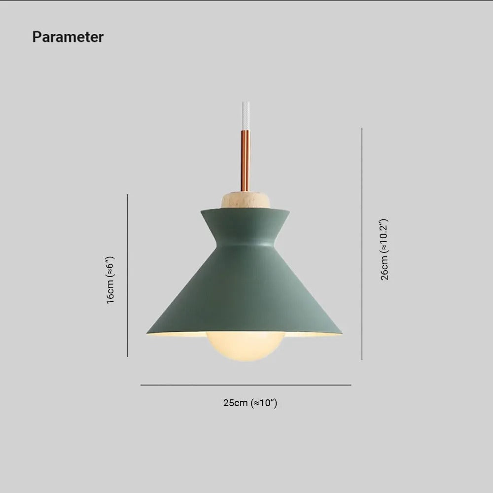 Valentina Geometric Colorful Pendant Light, Metal, Kitchen Island - Letslighting