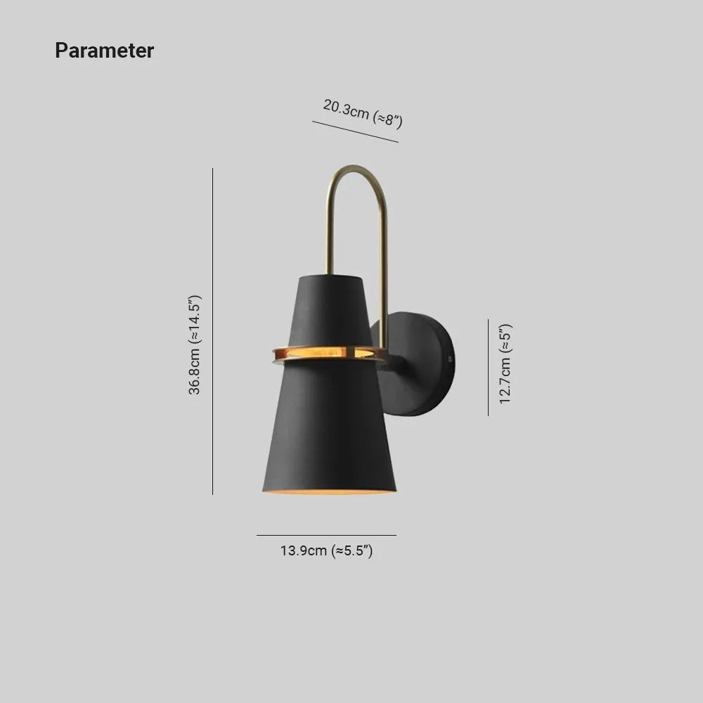 Valentina Modern Cone Wall Lamp - Letslighting