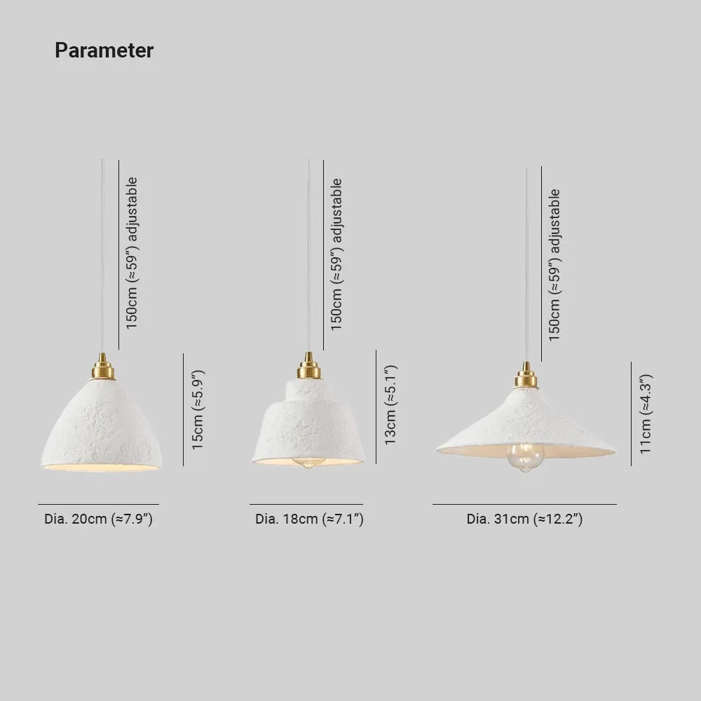 Aria Nordic LED Pendant Light Metal Living Room/Bedroom
