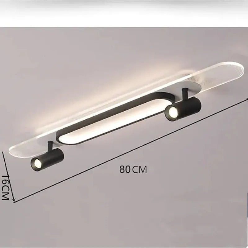 Aim Modern Rectangular LED Acrylic Ceiling Light - Letslighting