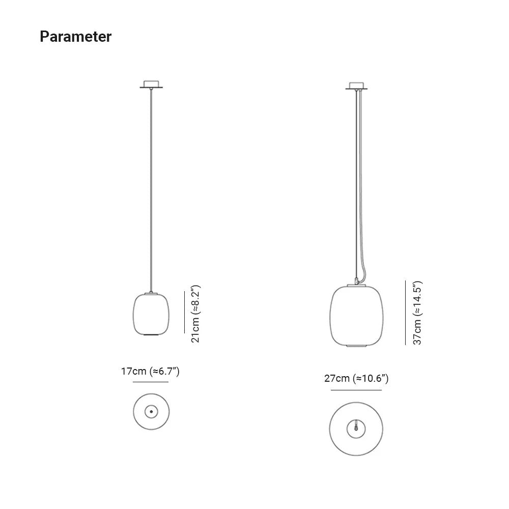 Ray Retro Lantern Pendant Light Outdoor Waterproof