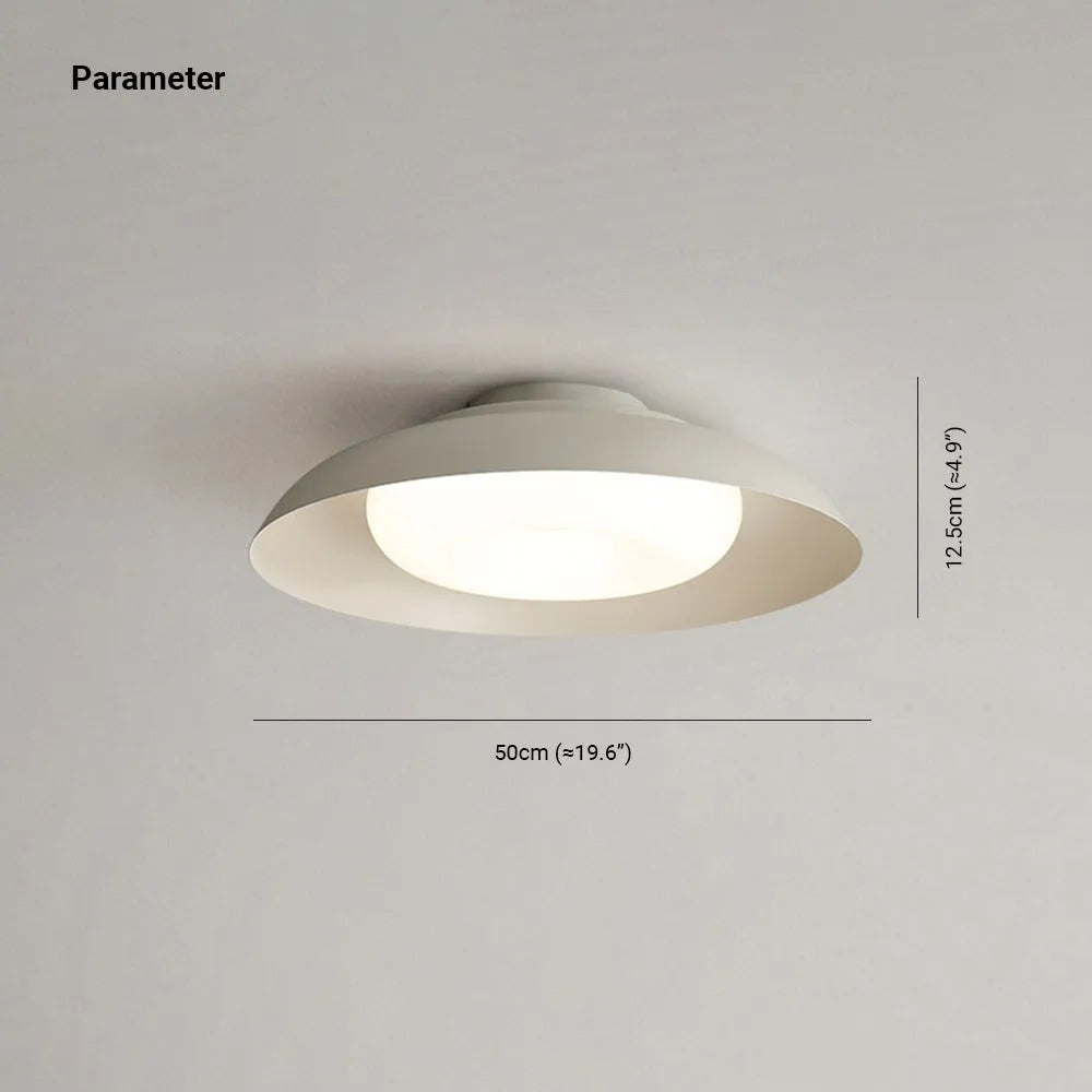 Arisha Nordic Bowl Acrylic Flush Mount Ceiling Light - Letslighting