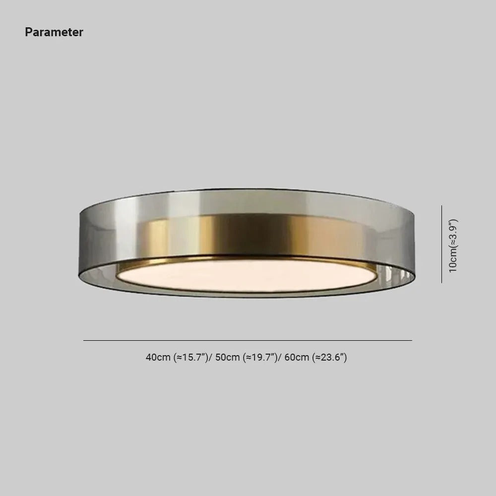 Arisha Nordic Modern Round LED Flush Mount Ceiling Light