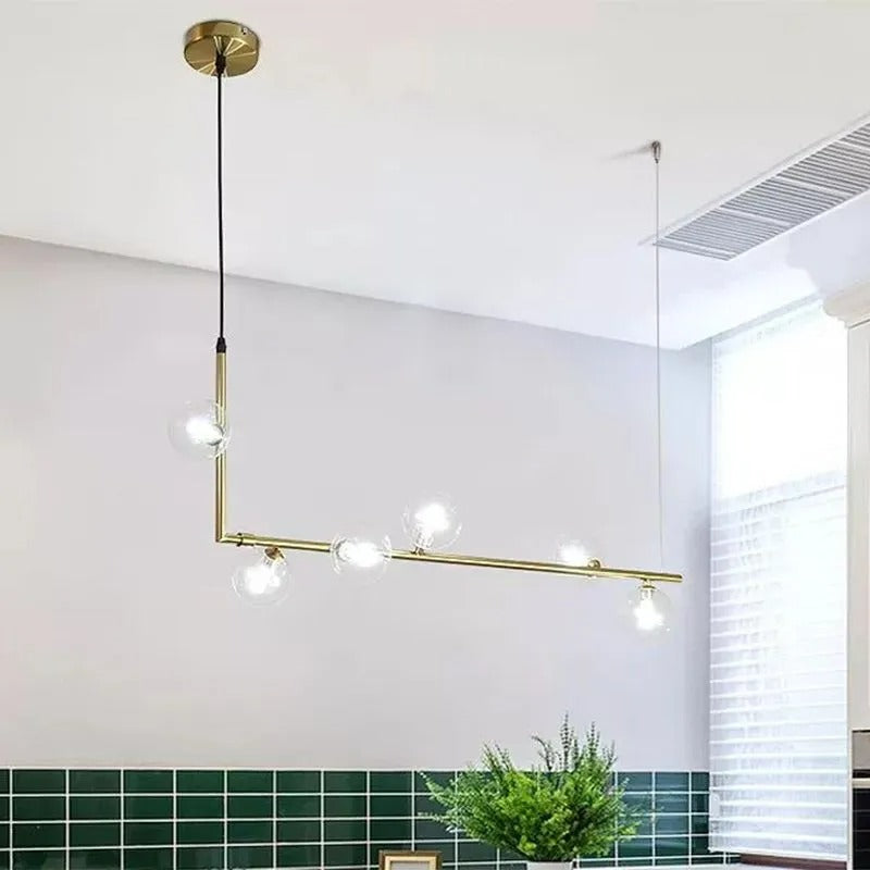 Valentina Minimalist Linear Pendant Light 6/8 Heads