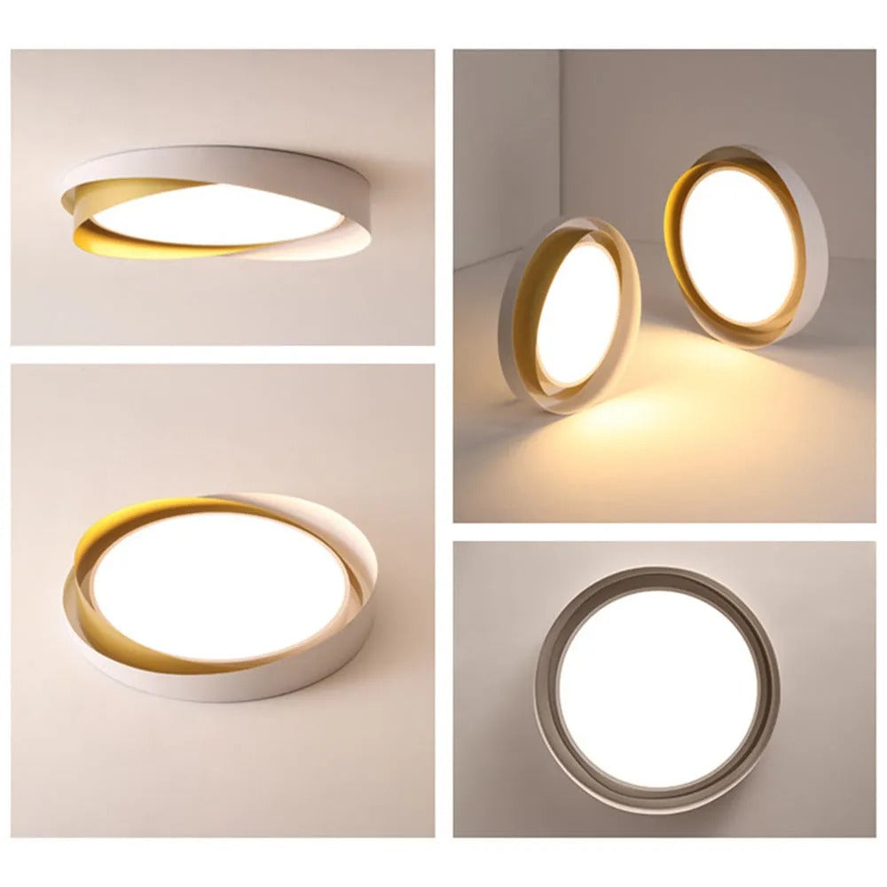 Arisha Modern Geometric Acrylic Flush Mount Ceiling Light - Letslighting