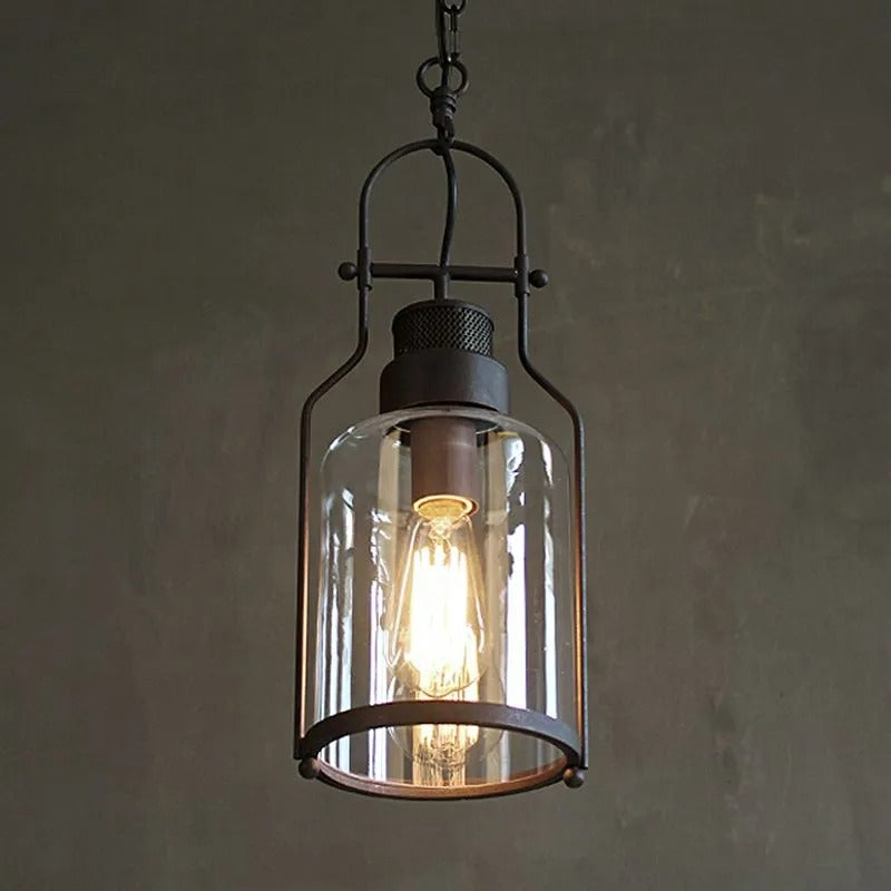 Epoch Vintage Industrial Pendant Light Rust - Letslighting