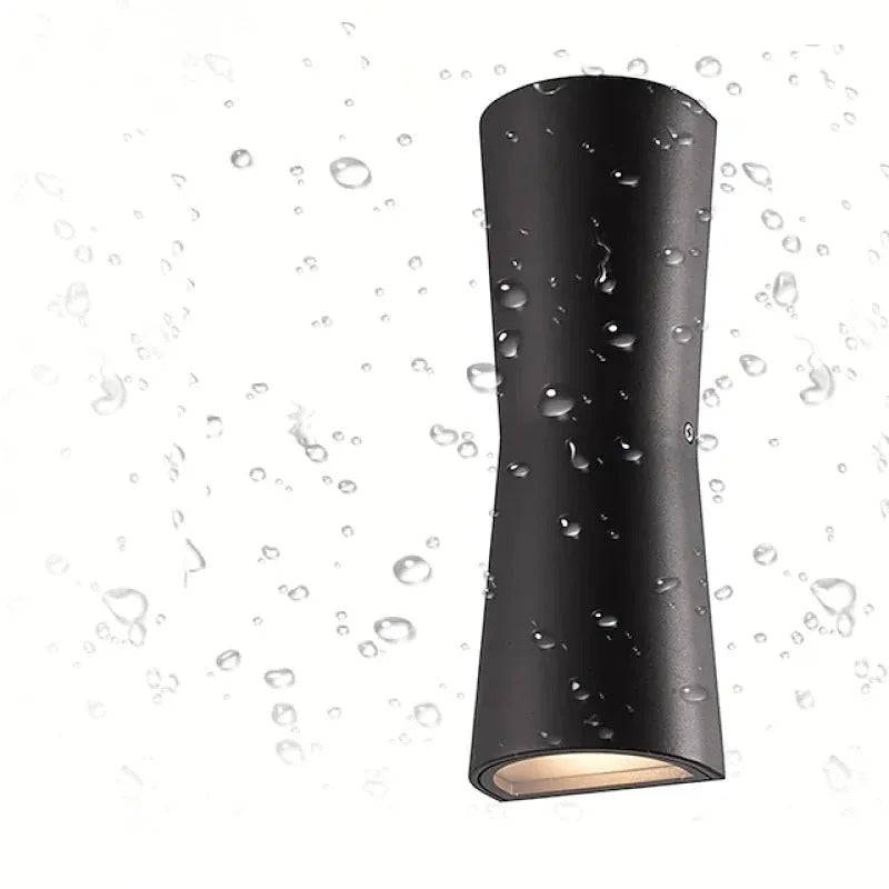 Ray Minimalist Torch LED Outdoor Wall Lamp Metal Garden Corridor Terrace