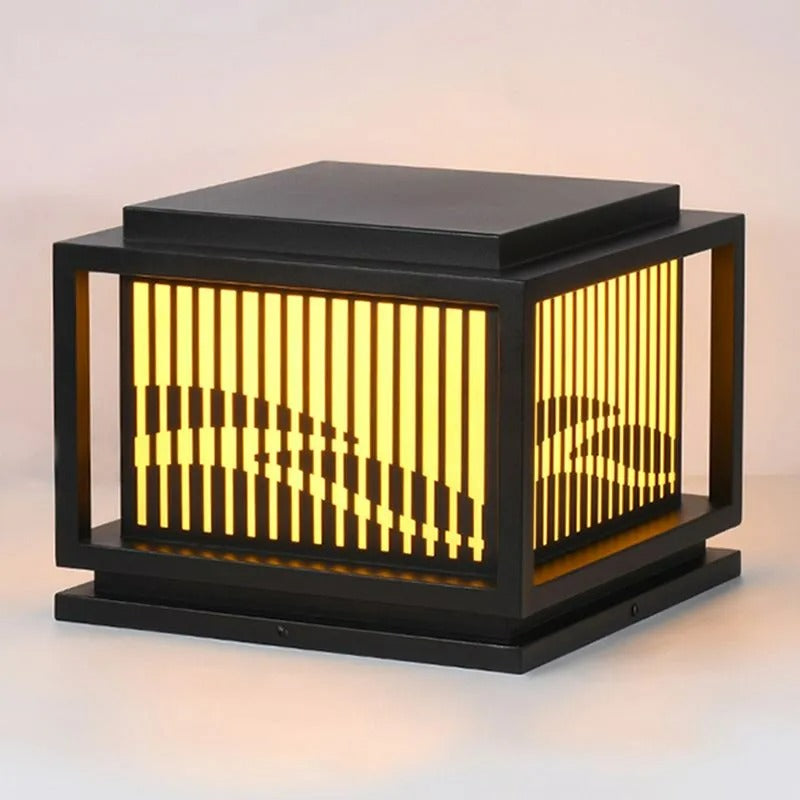 Ray Vintage LED Outdoor Light Post, Metal, Patio/Porch