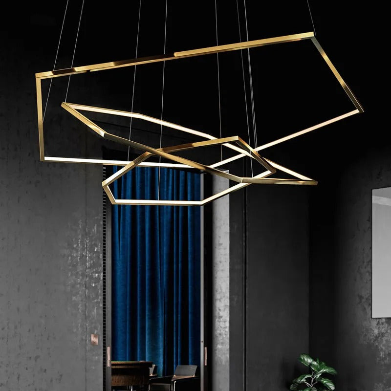 Arisha Minimalist Geomatic Pendant Light DIY - Letslighting
