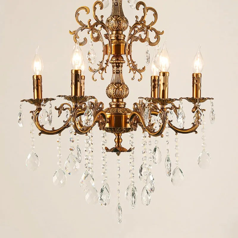 Silva Modern Design European LED Chandelier Crystal Luxury Golden Bronze Living/Dining/Bedroom