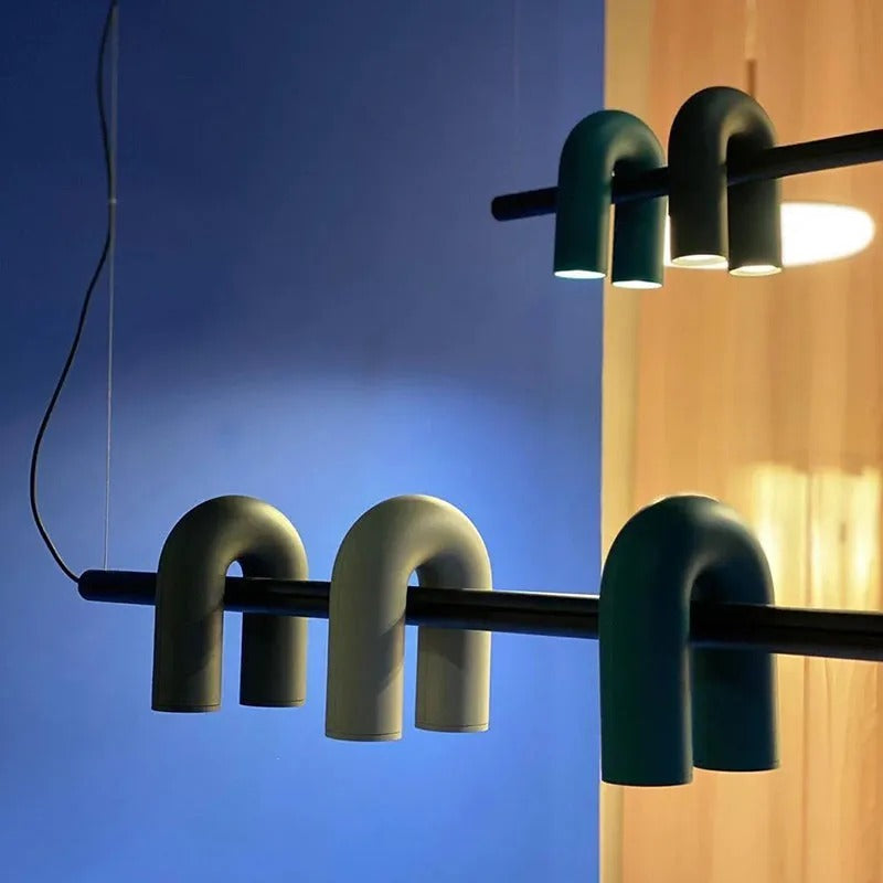 Arisha Modern Pendant Light Linear with 3 U-Shaped Light