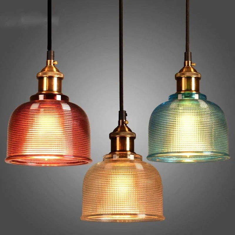 Valentina Glass Art Deco Pendant Lights,Colorful - Letslighting