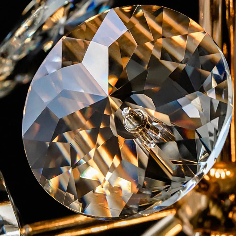 Kristy Luxury LED Pendant Light Crystal Living Room