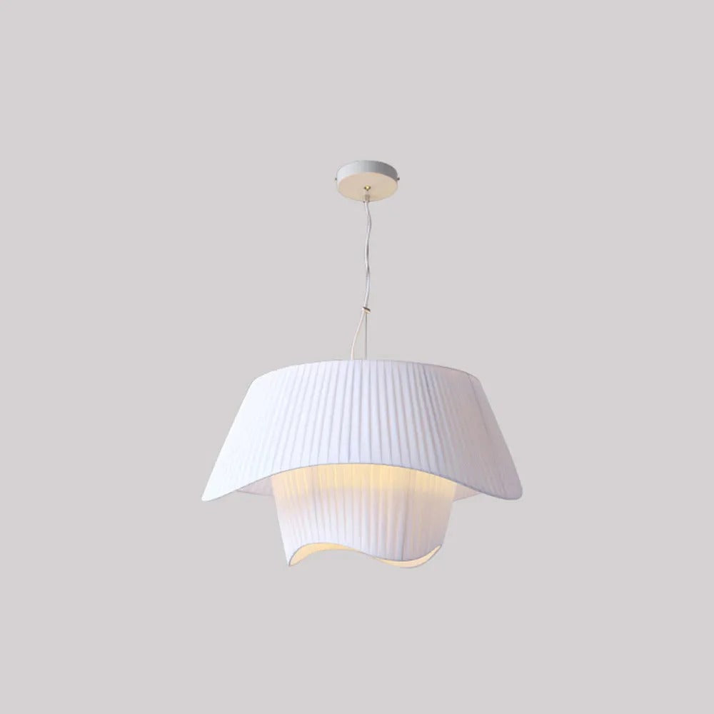 Ritta French Country Fabric Pendant Light - Letslighting