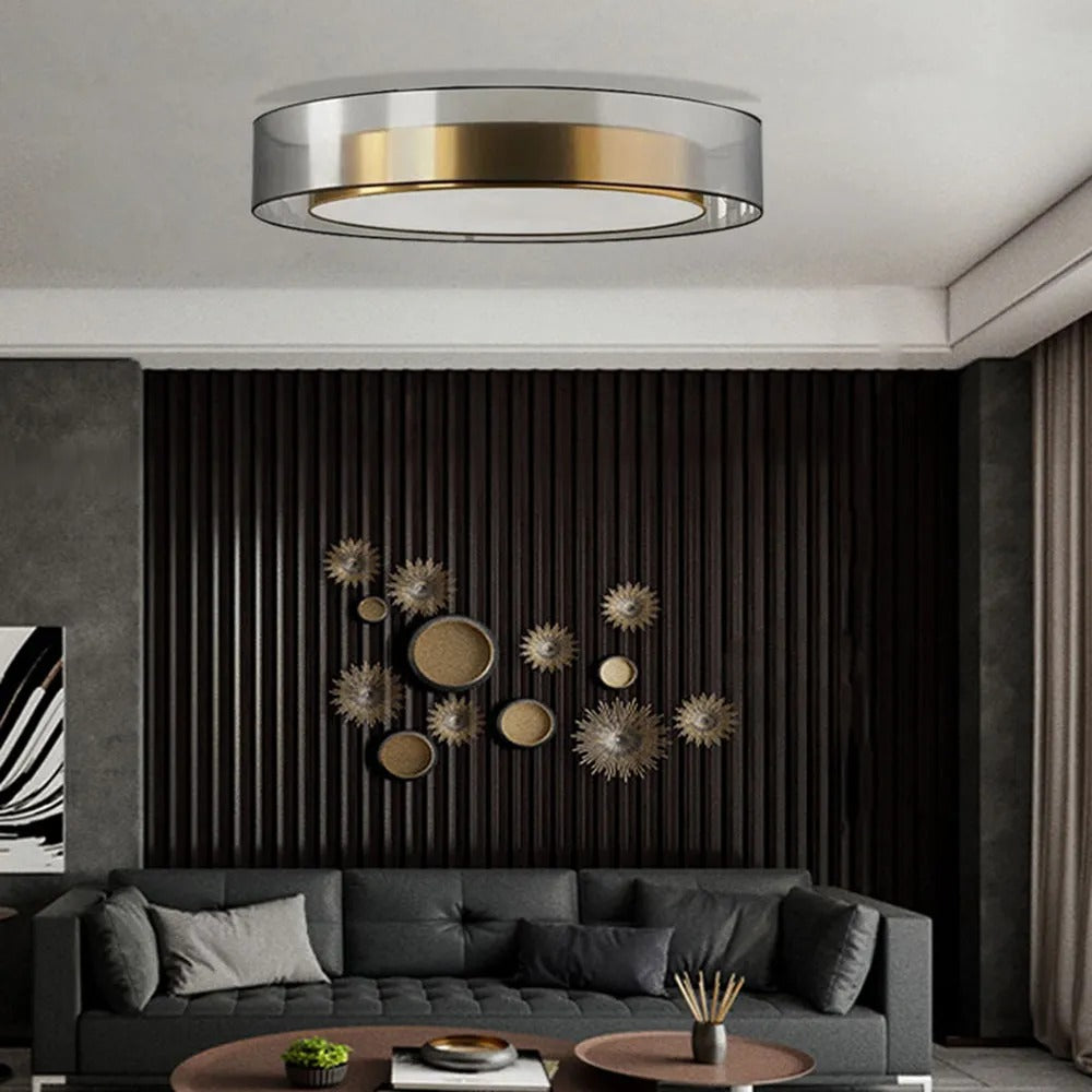 Arisha Nordic Modern Round LED Flush Mount Ceiling Light