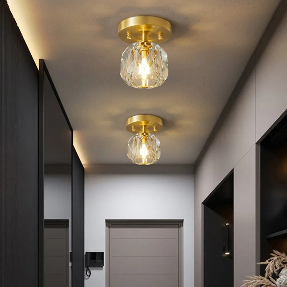 Kristy Luxury Diamond Acrylic Flush Mount Ceiling Light - Letslighting